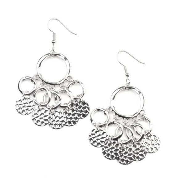All Chime High Silver Earrings - Picture 5 of 5